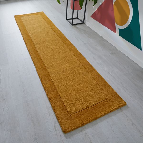 Colours Runner Rug - Mustard Yellow